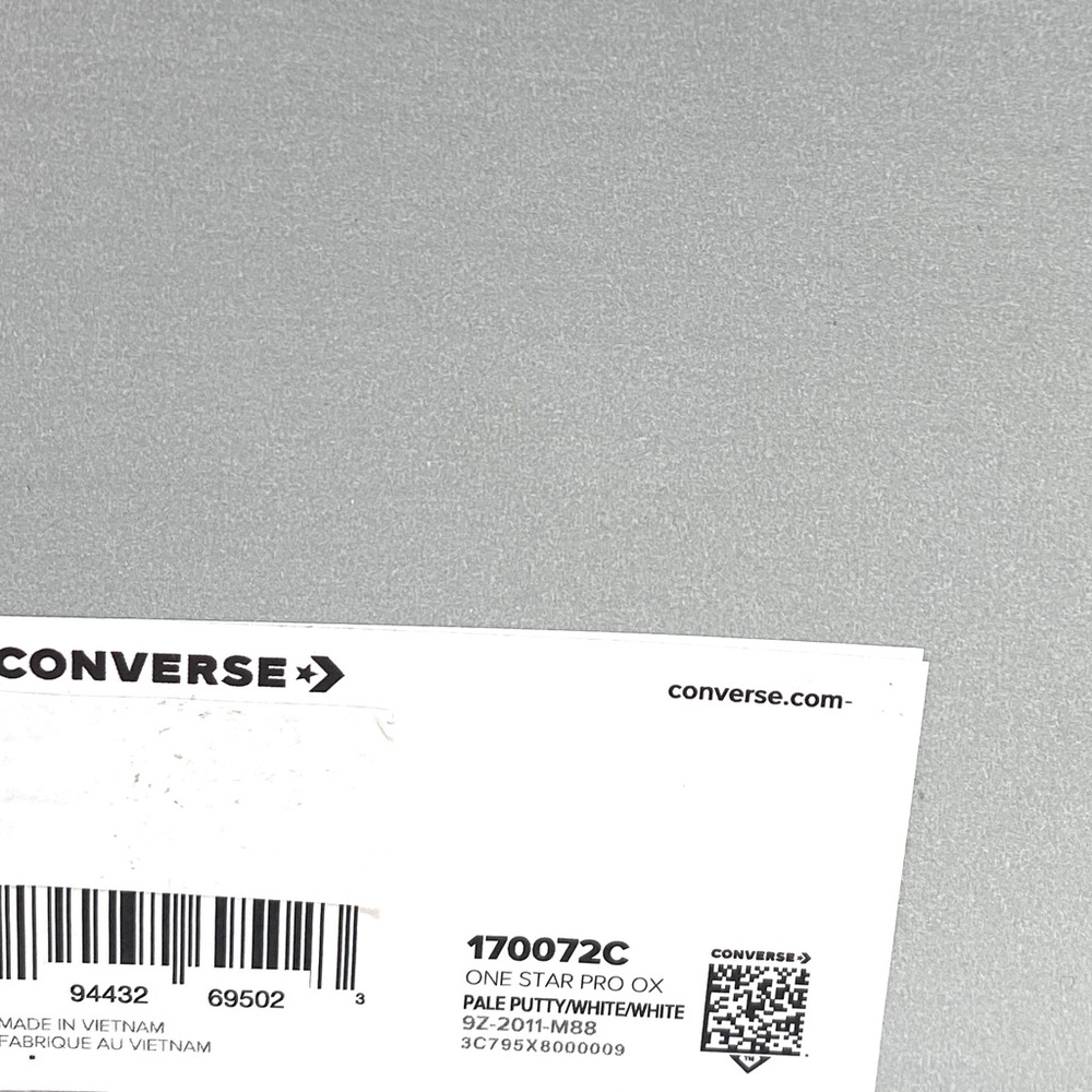 Converse One Star PRO Shoes Men’s Low Top Pale Putty Suede Size Sneakers 170072C - Picture 9 of 10